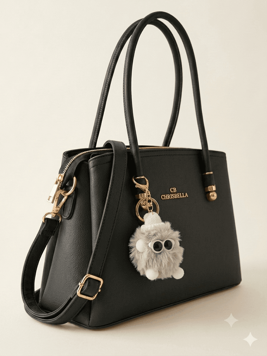 Structured Tote in Ivory