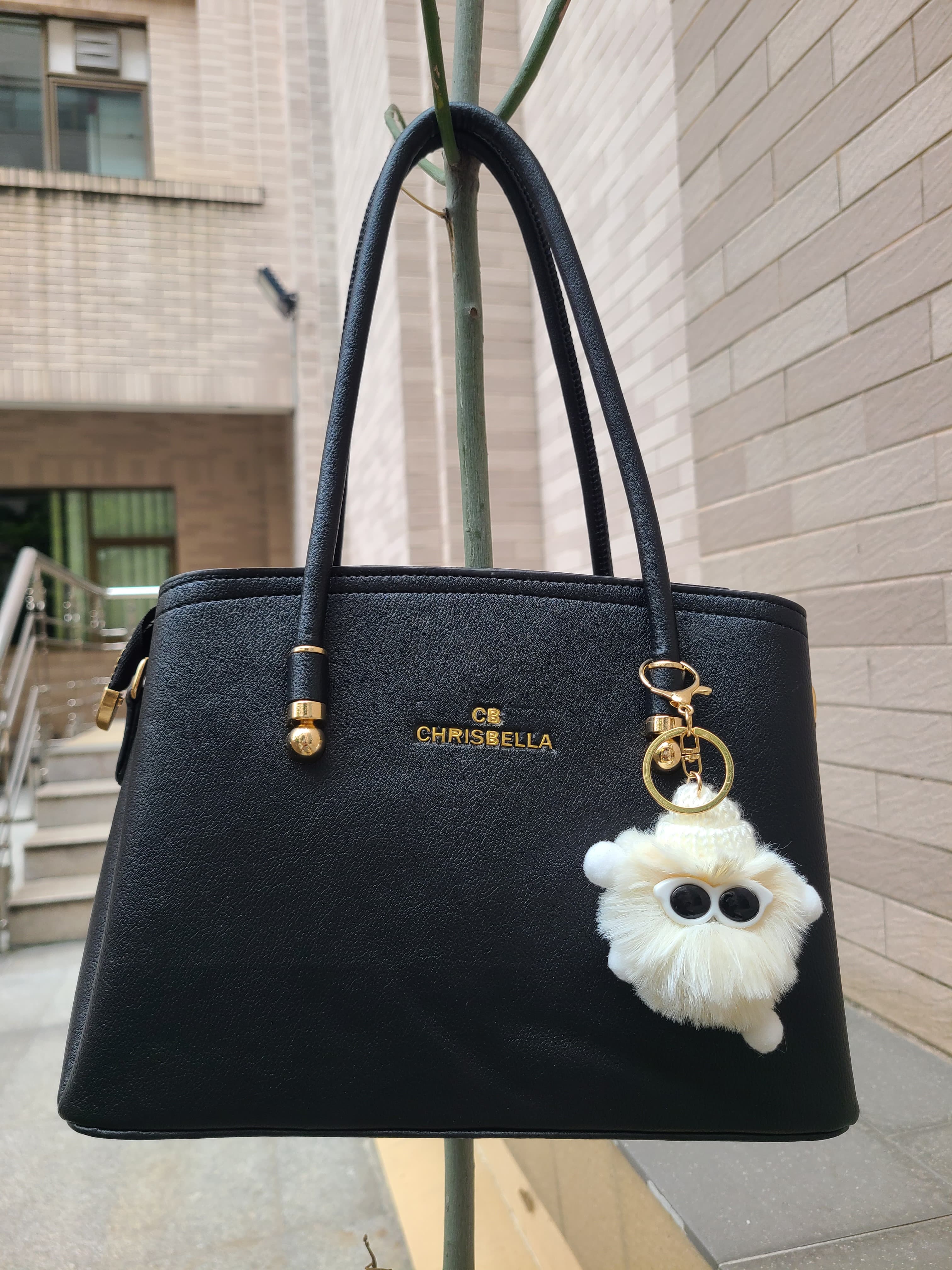 Structured Tote in Ivory